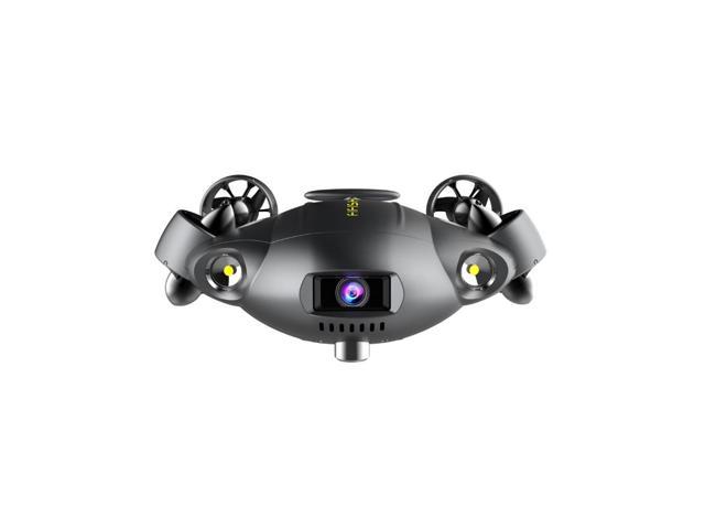 QYSEA FIFISH V6 Expert Underwater ROV Drone - MP200 Bundle | The OPSS Bundle with 100M Tether & Spool + Lightweight EPP Case