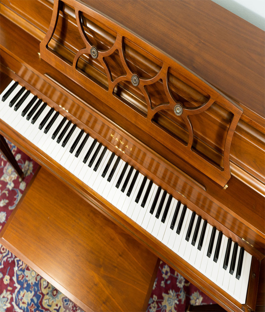 Kawai 801-I Upright Piano Walnut SN: K890064