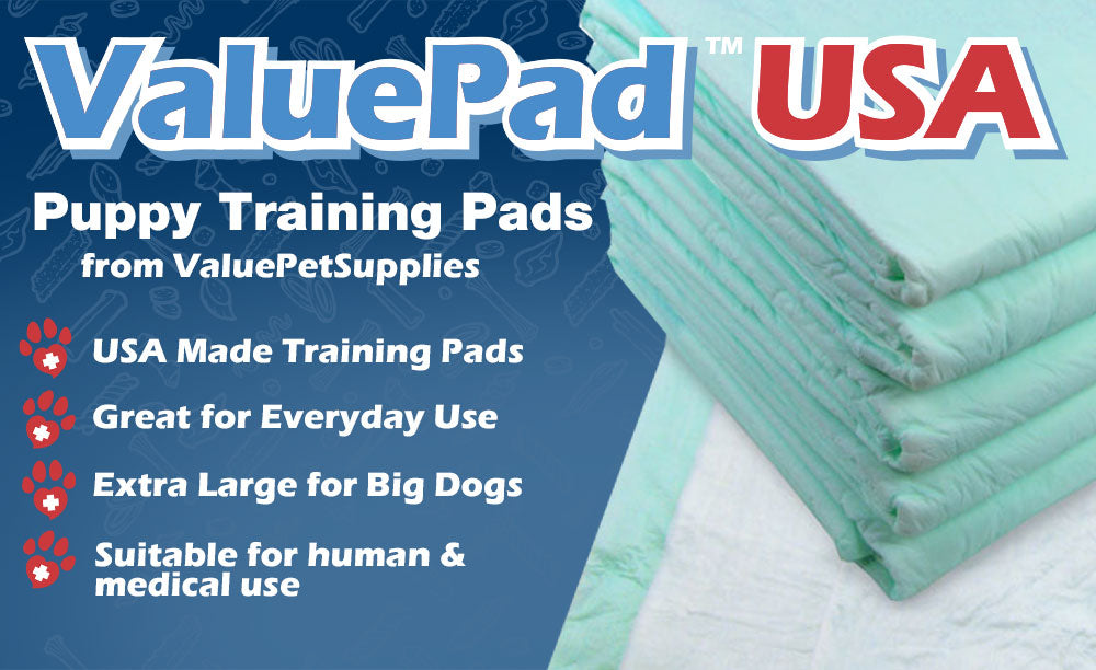 ValuePad USA Puppy Pads, Large 30x30 Inch, 300 Count - 