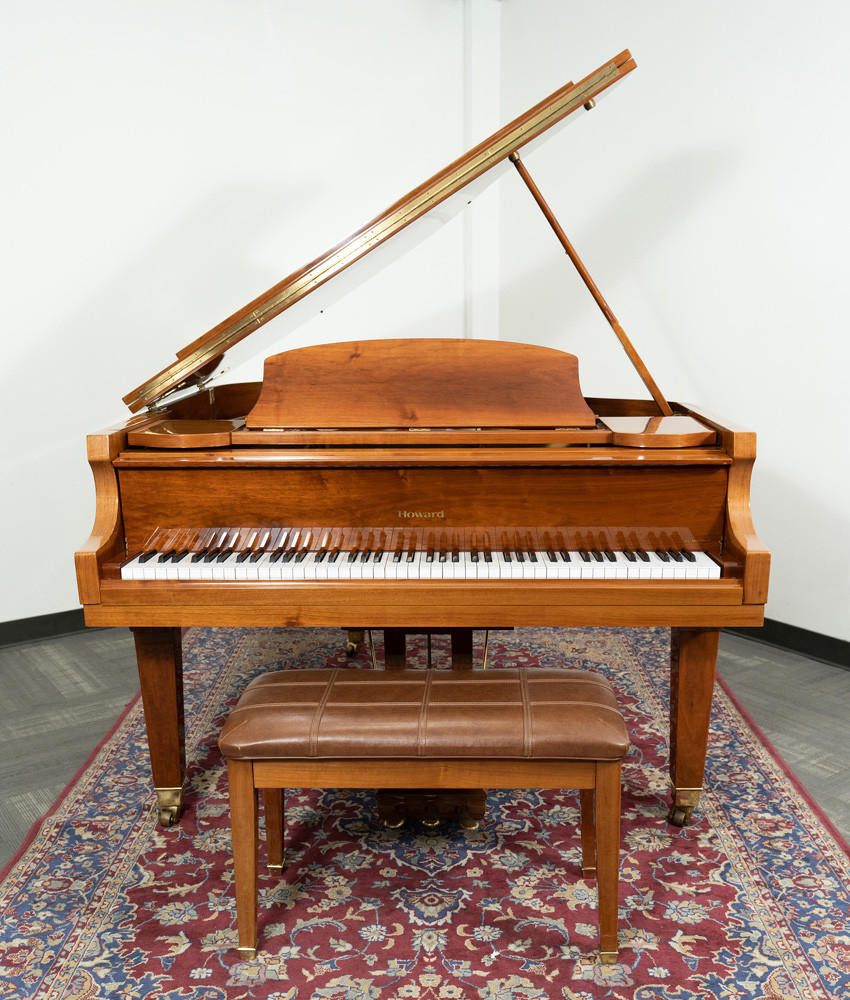 Baldwin 5 10?? Howard Grand Piano Polished Oak SN: 45905