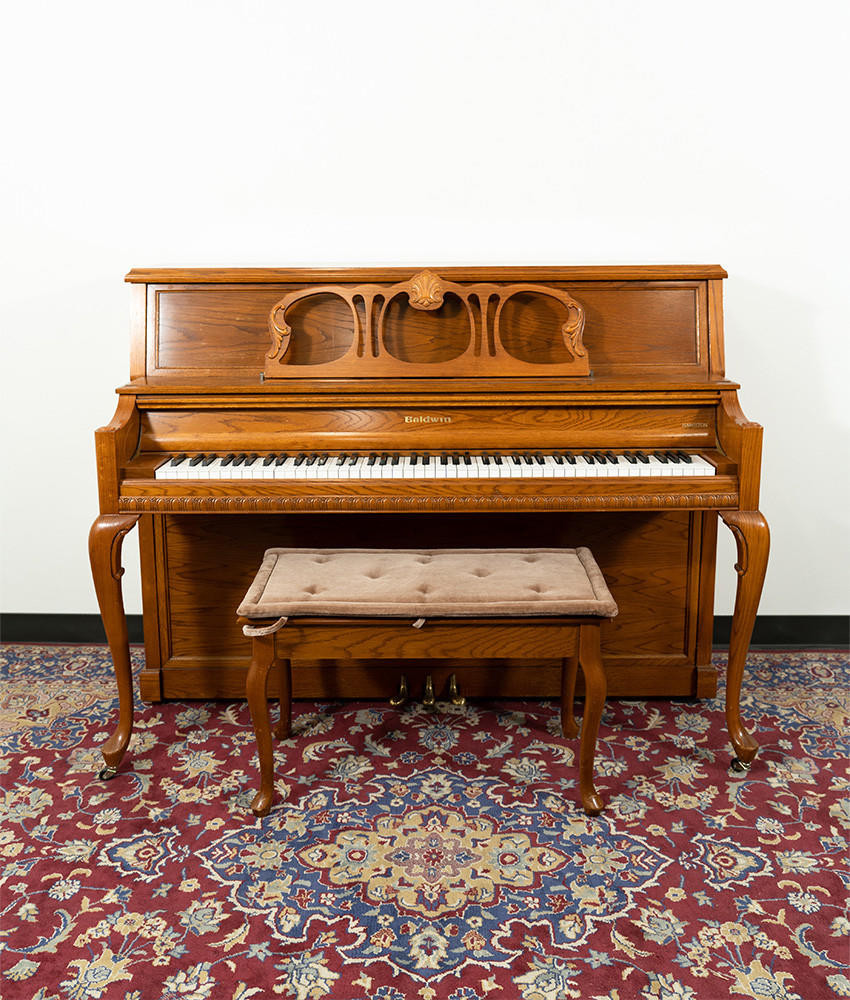 Baldwin 45 5045 Upright Piano Oak SN: 0456430