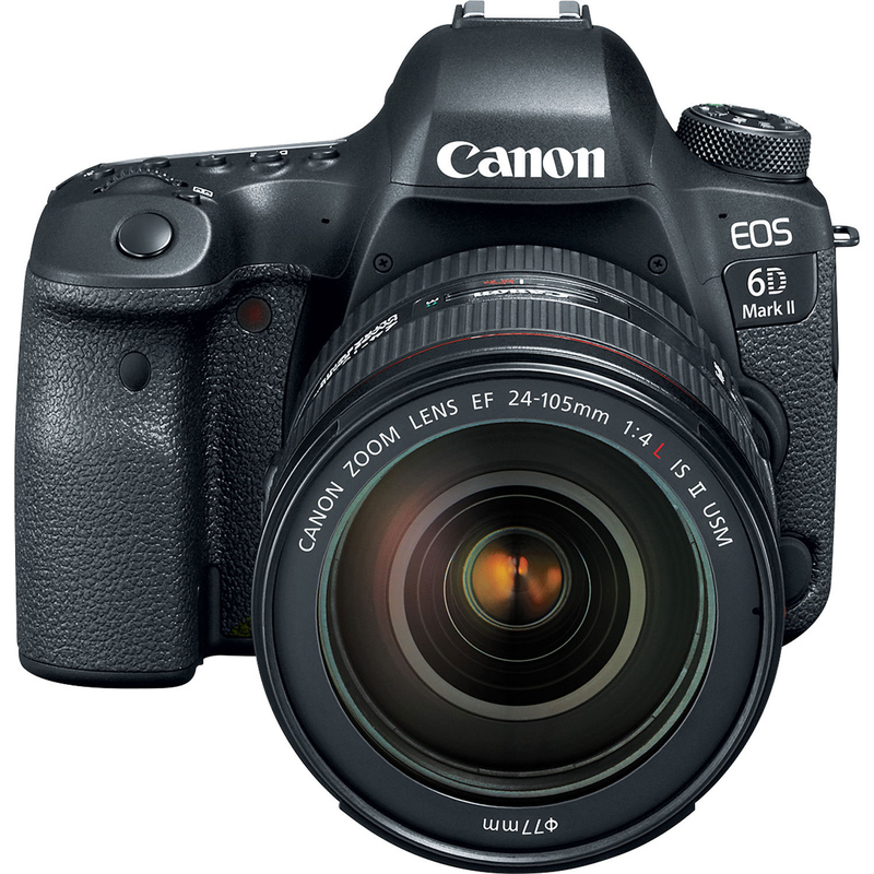 Canon EOS 6D Mark II Digital SLR Camera with 24-105mm f/4.0L Lens  